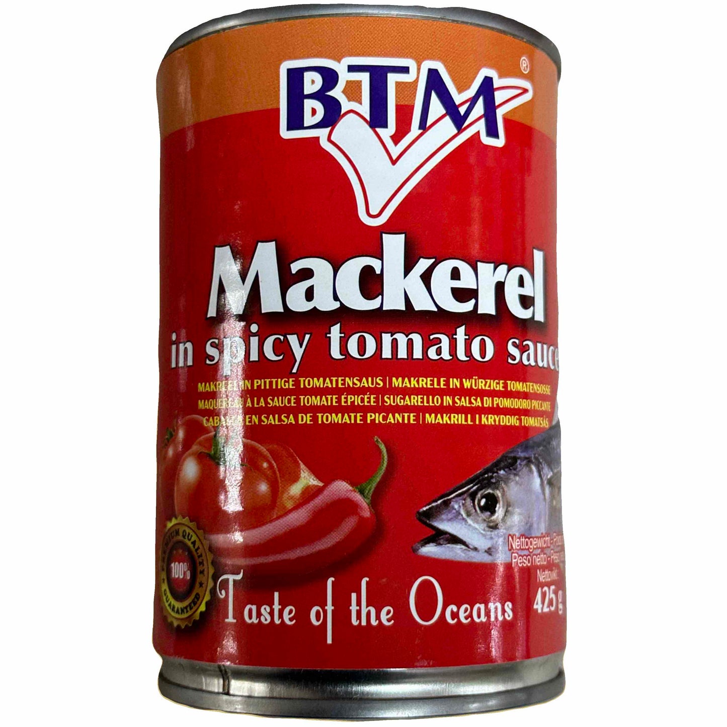 BTM Mackerel in Spicy Tomato Sauce 425g
