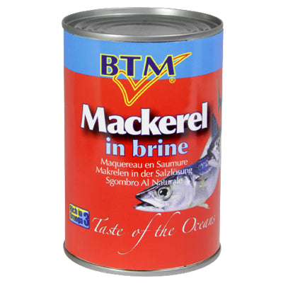 BTM Mackerel in brine 425g