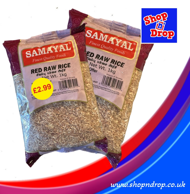 SAMAYAL Red Raw Rice – 1kg